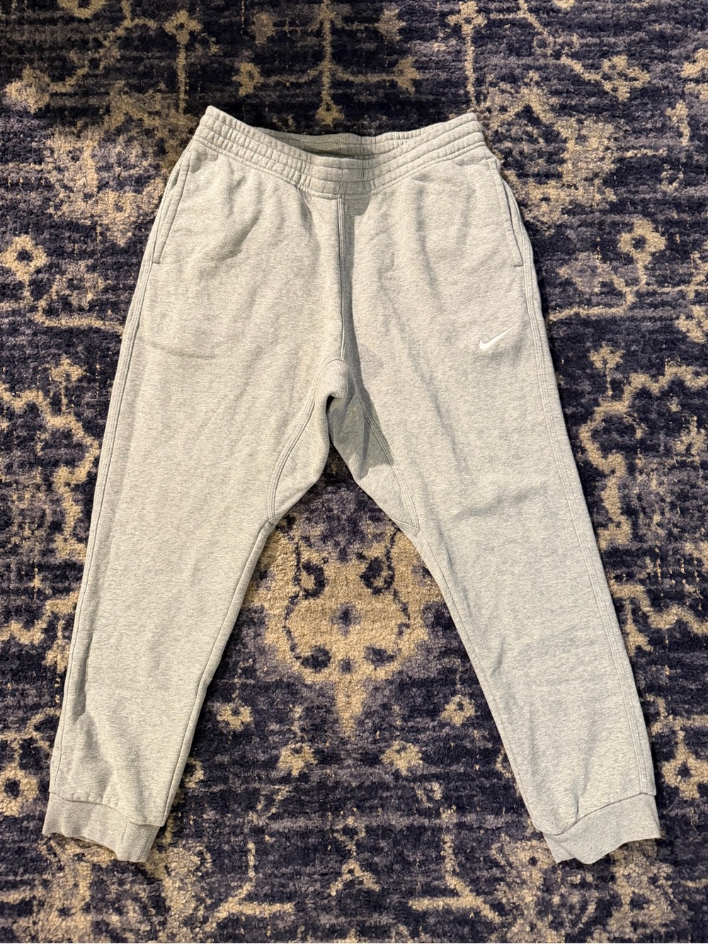 Nike men’s Grey Sweatpants - Comfortable Everyday Bottoms